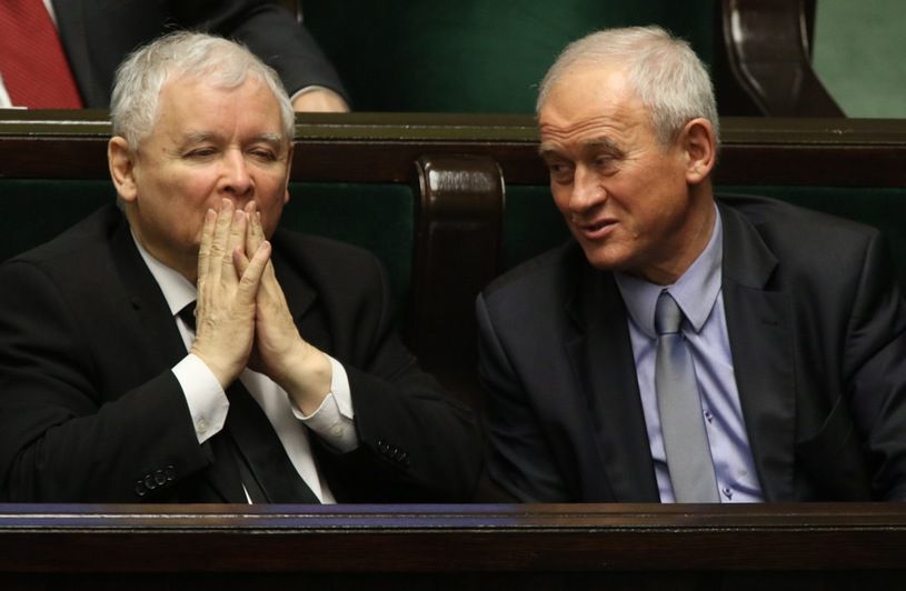 Jarosław Kaczyński i Krzysztof Tchórzewski