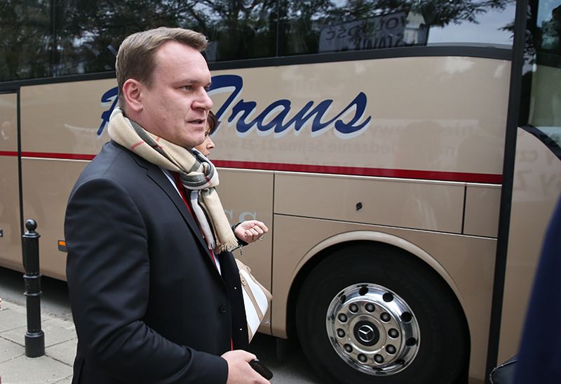 Poseł PiS Dominik Tarczyński