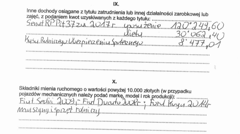 Oświadczenie 