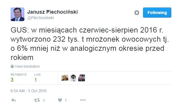 Chłodne wiadomości