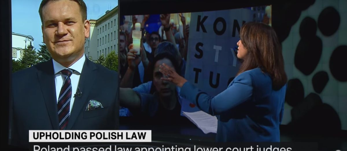 Tarczyński w tureckiej telewizji: "PO strzelała do protestujących"