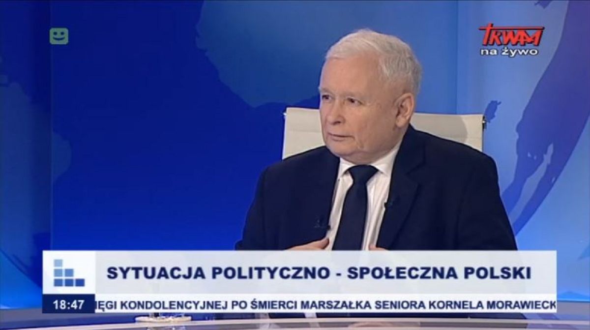 Jarosław Kaczyński w TV Trwam. „Chce się zniszczyć cywilizację chrześcijańską”