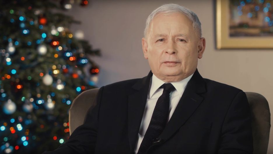 Prezes PiS Jarosław Kaczyński złożył życzenia z okazji Świąt Bożego Narodzenia