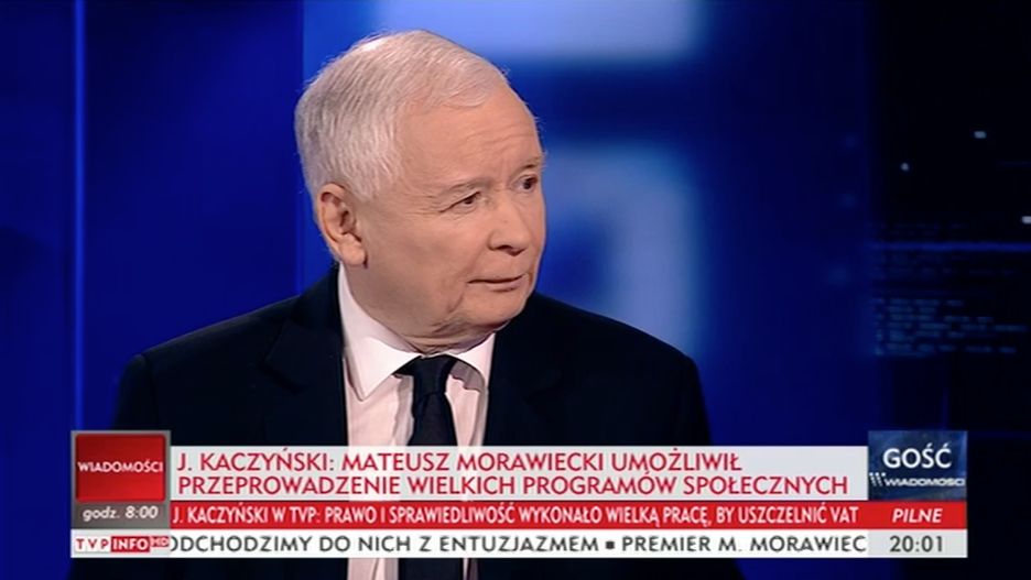 Jarosław Kaczyński, już po publikacji taśm, potwierdza zaufanie do premiera Mateusza Morawieckiego