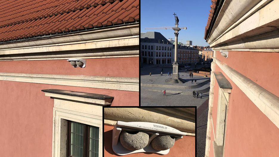 Warszawa. Zamek Królewski i nowe gniazda dla jaskółek