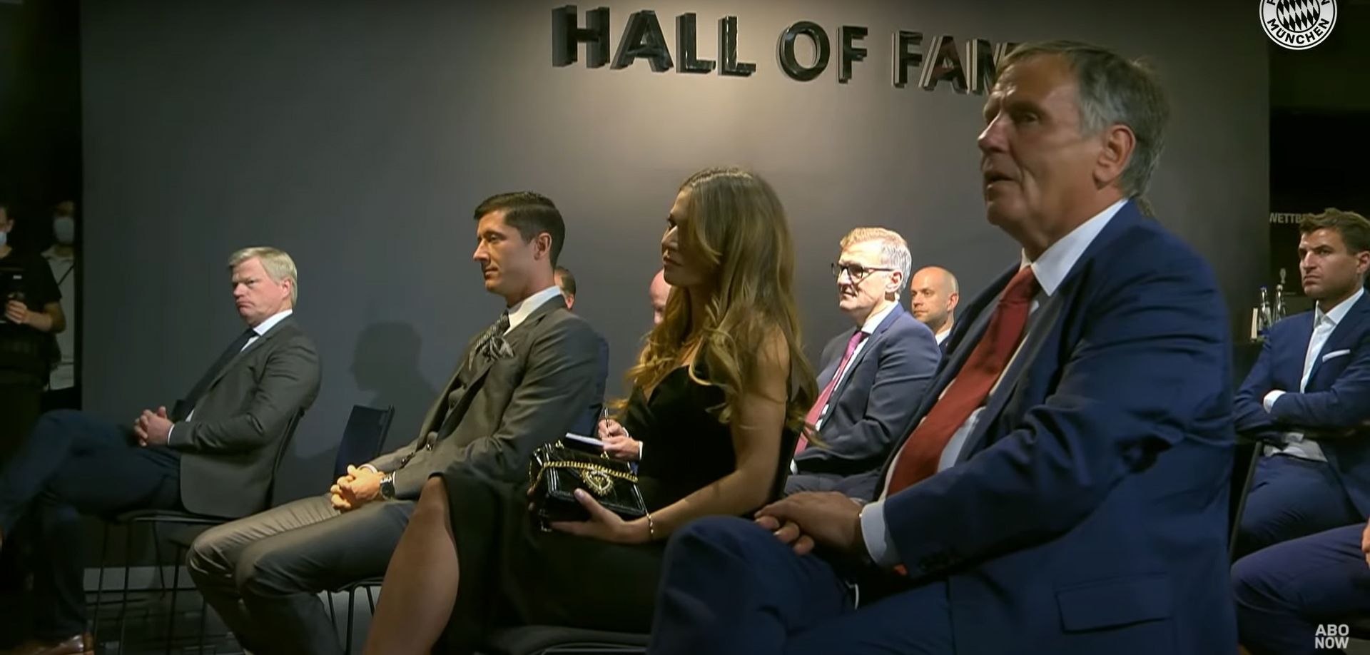 Anna Lewandowska i Robert Lewandowski - ceremonia wręczenia Złotego Buta 2021