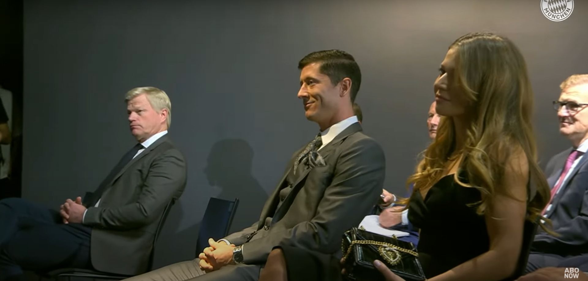Anna Lewandowska i Robert Lewandowski - ceremonia wręczenia Złotego Buta 2021