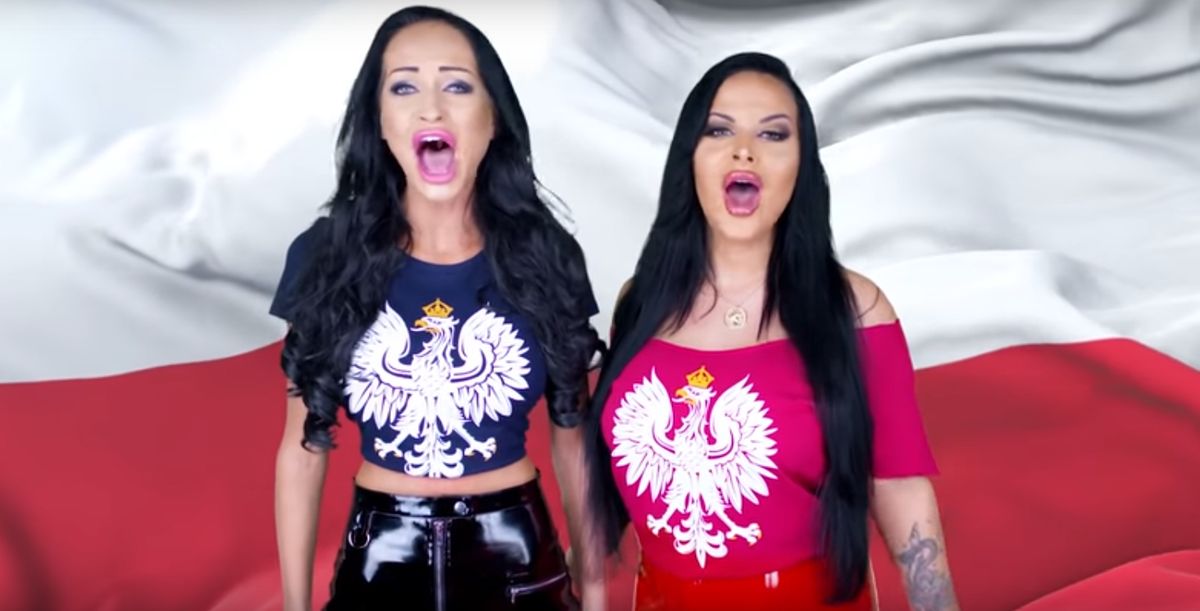 Siostry Godlewskie "śpiewają" hymn Polski. Internauci nie kryją oburzenia