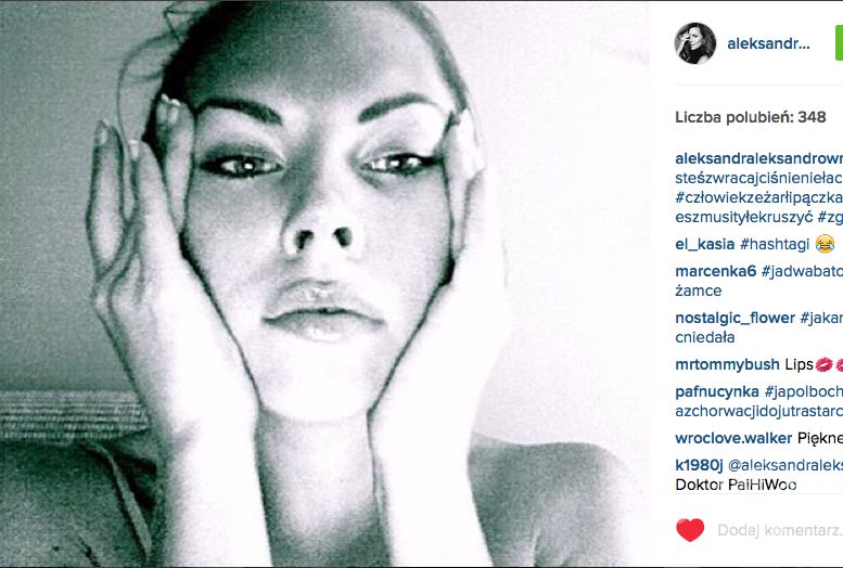 Ola Kwaśniewska na Instagramie