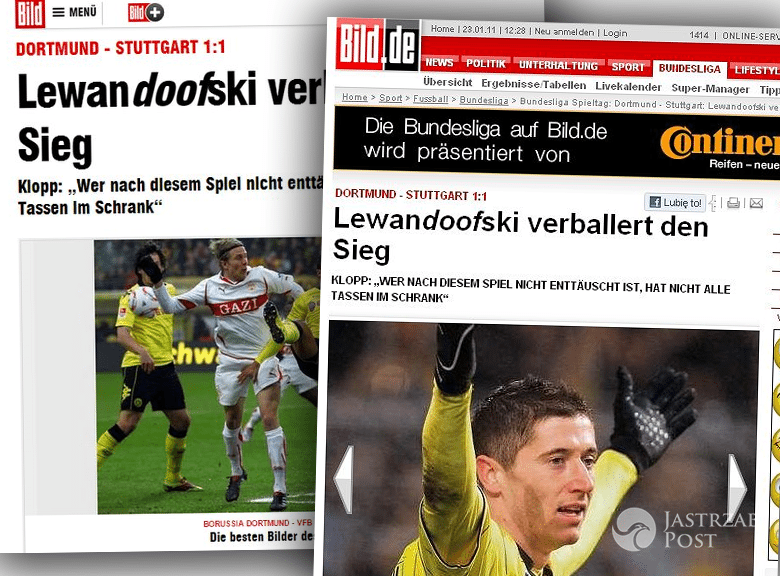 Bild przeprosił Roberta Lewandowskiego