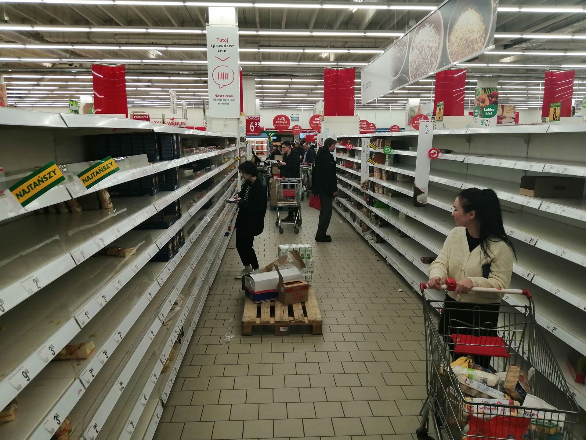 Pusto wszędzie, co to będzie, co to będzie 
