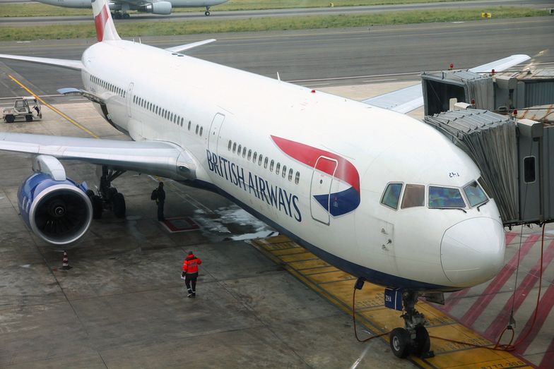 Samoloty British Airways utknęły na lotnisku.