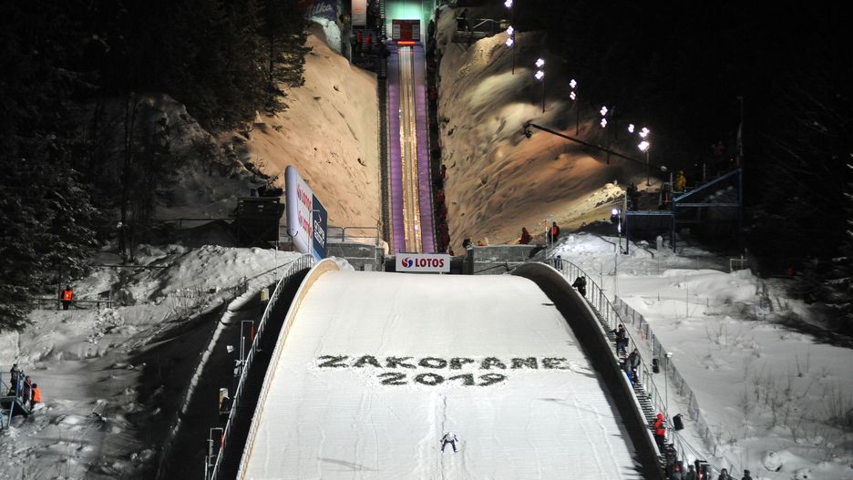 Pogoda Zakopane - mroźna sobota w Zakopanem. Skoki narciarskie z wiatrem sięgającym 2,5 m/s.