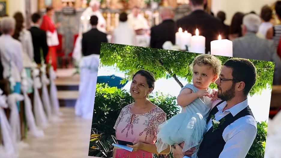 Panna młoda ze Szkocji wzbudziła kontrowersje wyborem stroju dla synka