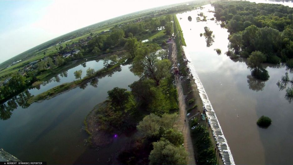 Rzeka Wisła w rejonie Łomianek (woj. mazowieckie) - zdj. arch.