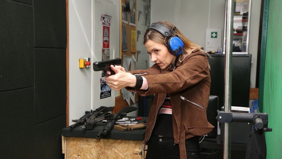 Joanna Koroniewska trenuje do roli w serialu "Ślad"