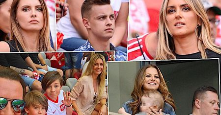 Gwiazdy i WAGs na meczu Polska-Litwa: Anna Lewandowska, Karolina Szostak, Szymon Majewski, Dominika Grosicka