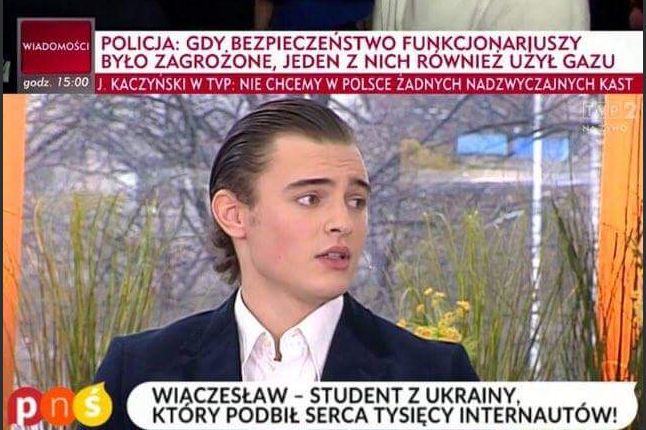 Agresywny protestujący miał być człowiekiem TVP. Jest reakcja Telewizji Polskiej