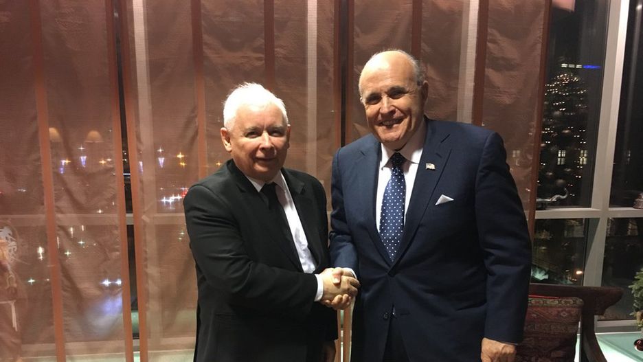 Rudy Giuliani i Jarosław Kaczyński spotkali się już nieco ponad 2 lata temu