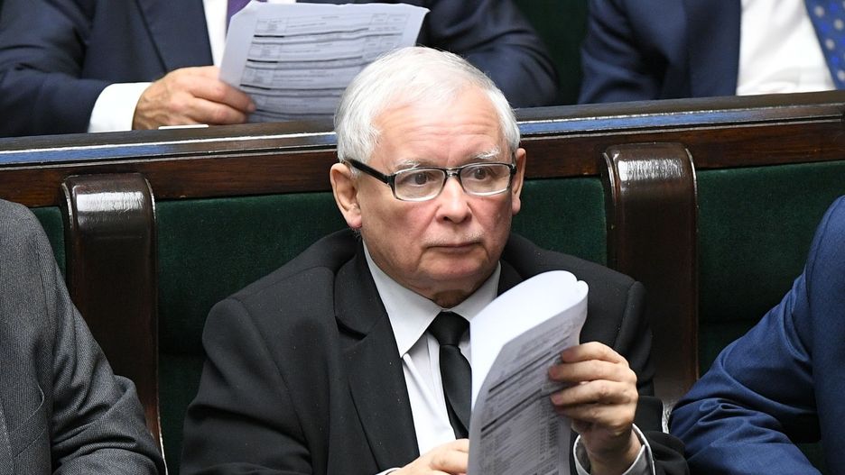 Prezes PiS Jarosław Kaczyński