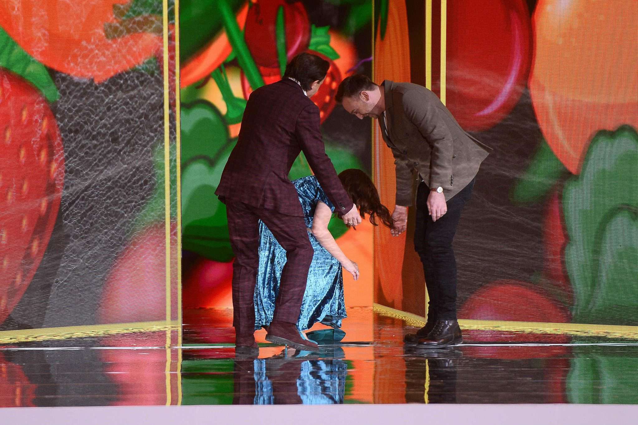 Ania Starmach zgubiła buta na ramówce TVN