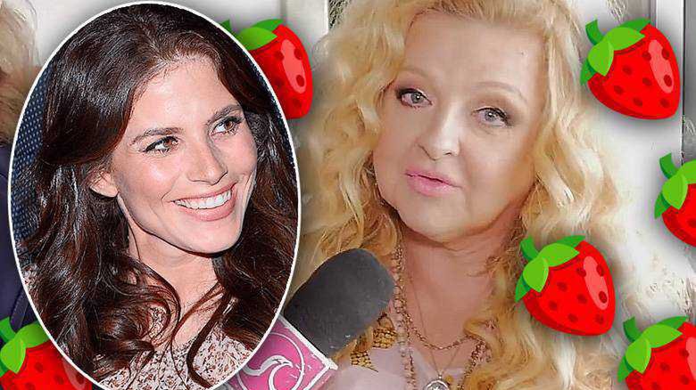 Weronika Rosati i Magda Gessler, truskawski