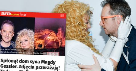 Spłonął dom syna Magdy Gessler. Tadeusz Müller zdruzgotany. Pożar gasiło 11 wozów. Zdjęcia przerażają