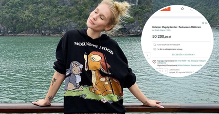 Patrycja Tylenda wylicytowała kolację z Magdą Gessler za ponad 50 tys. zł. "To duże pieniądze, ale na szczytny cel"
