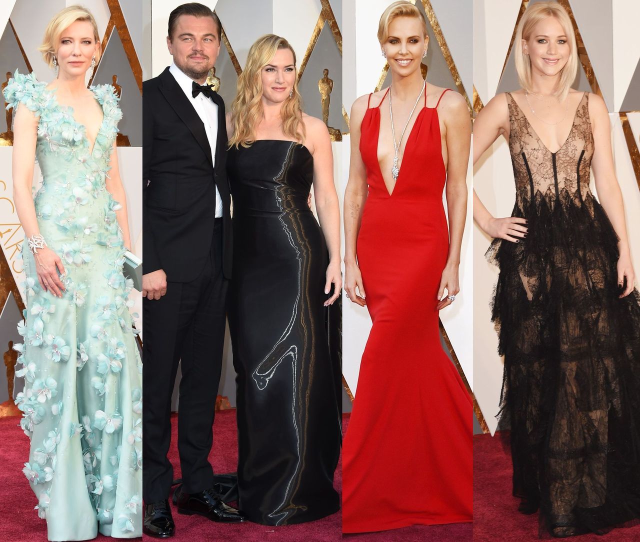 Oscary 2016: to one królowały na czerwonym dywanie!