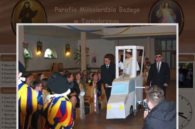 Nietypowe widowisko dla dzieci w kościele w Tarnobrzegu. Rekonstrukcja zamachu na Jana Pawła II