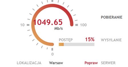 Internet 1000 Mb/s. A po co to komu? Testuję gigabitowy w UPC