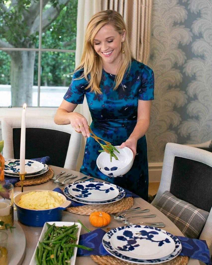 Reese Witherspoon- Gwiazdy świętują Święto Dziękczynienia