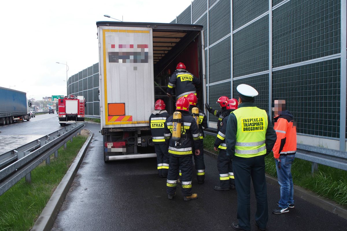 Przewoził ciężarówką odkręcone butle z gazem