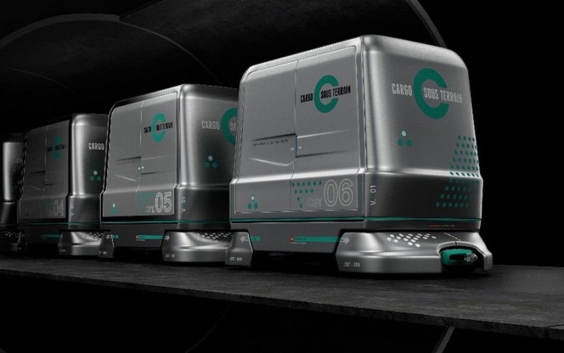 Sednem projektu jest zastąpienie TIR-ów podziemnym, automatycznym transportem