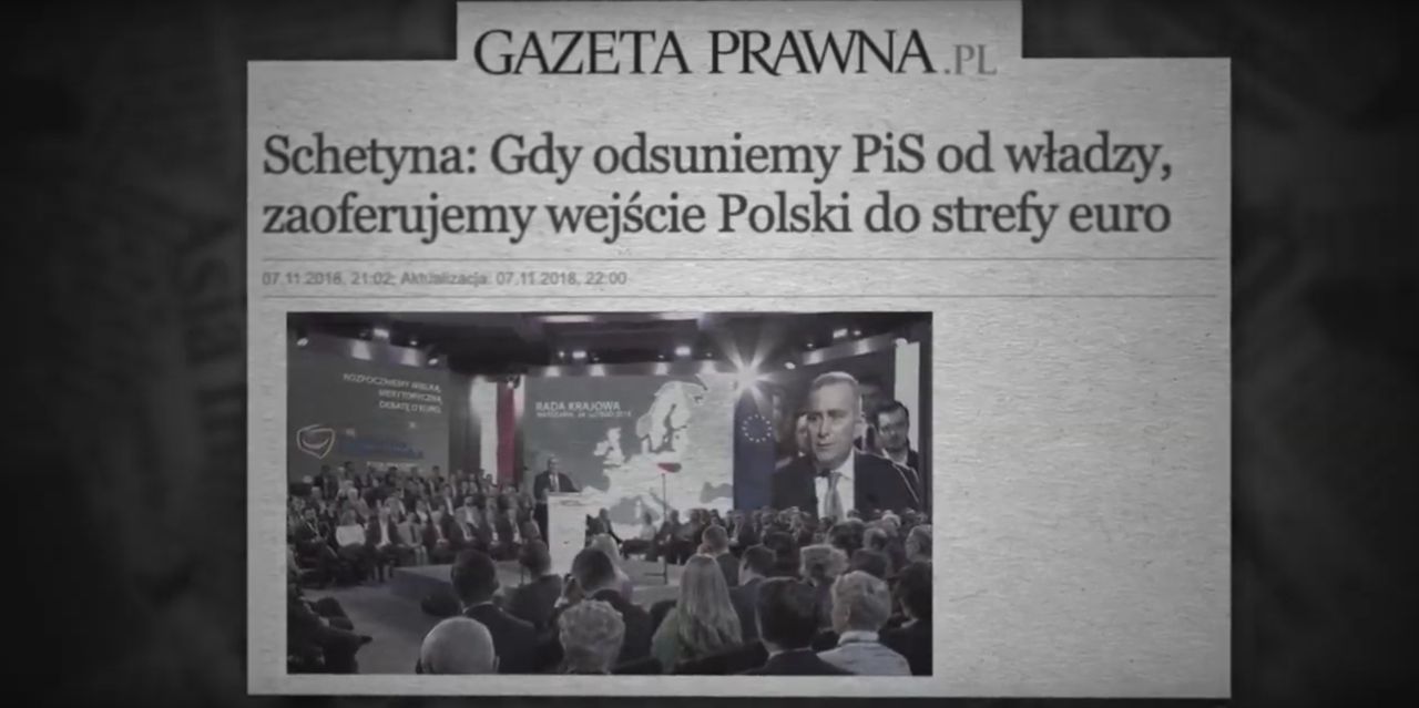 Tylko w WP. Nowy spot PiS-u. "Polacy w sondzie ulicznej krytycznie o euro"