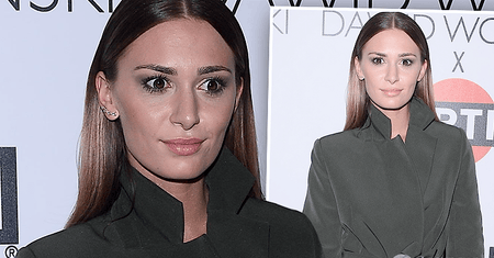 Jessica Ziółek w odważnym garniturze na pokazie Dawida Wolińskiego