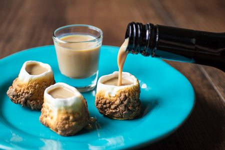 Toasted Marshmallow Shot Glass