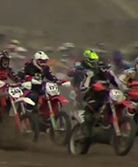 Motocrossowe zawody w wyrobisku kopalni Bełchatów