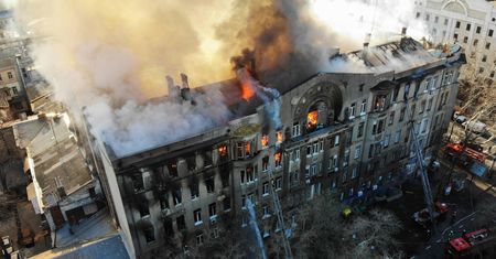 Ukraina. Pożar w szkole w Odessie. Znaleziono ciała 16 osób