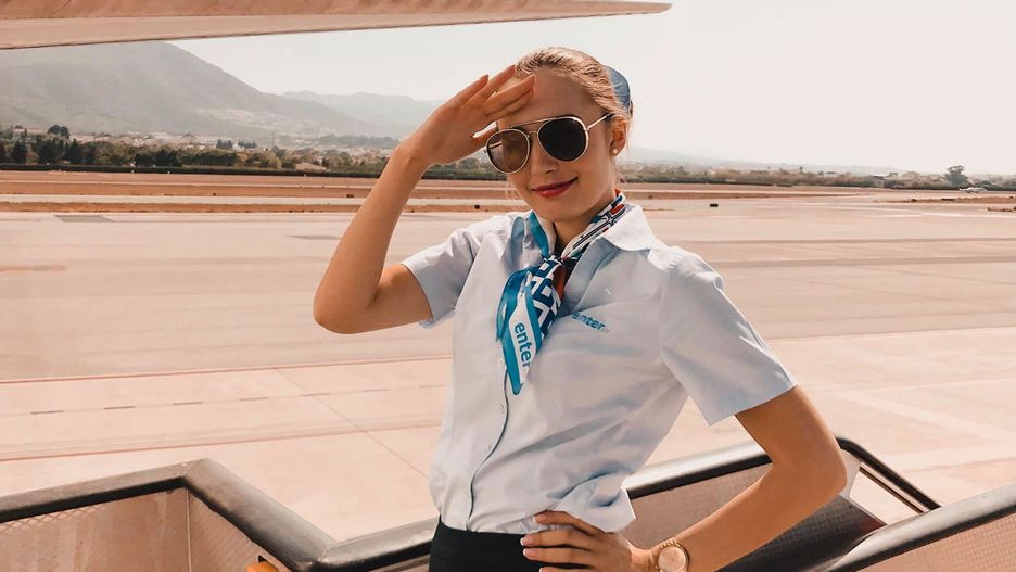 Stewardessa Natalia Siejka