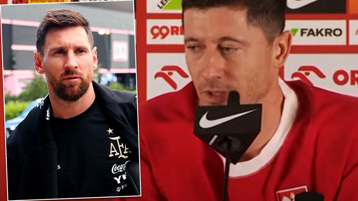 "Podasz rękę Messiemu?". Robert Lewandowski prowokowany pytaniem o konflikt. Reakcja Polaka rozgrzała światowe media