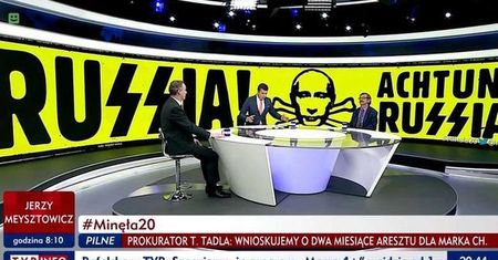 Burza o grafikę w TVP Info. Jest pismo ambasady rosyjskiej