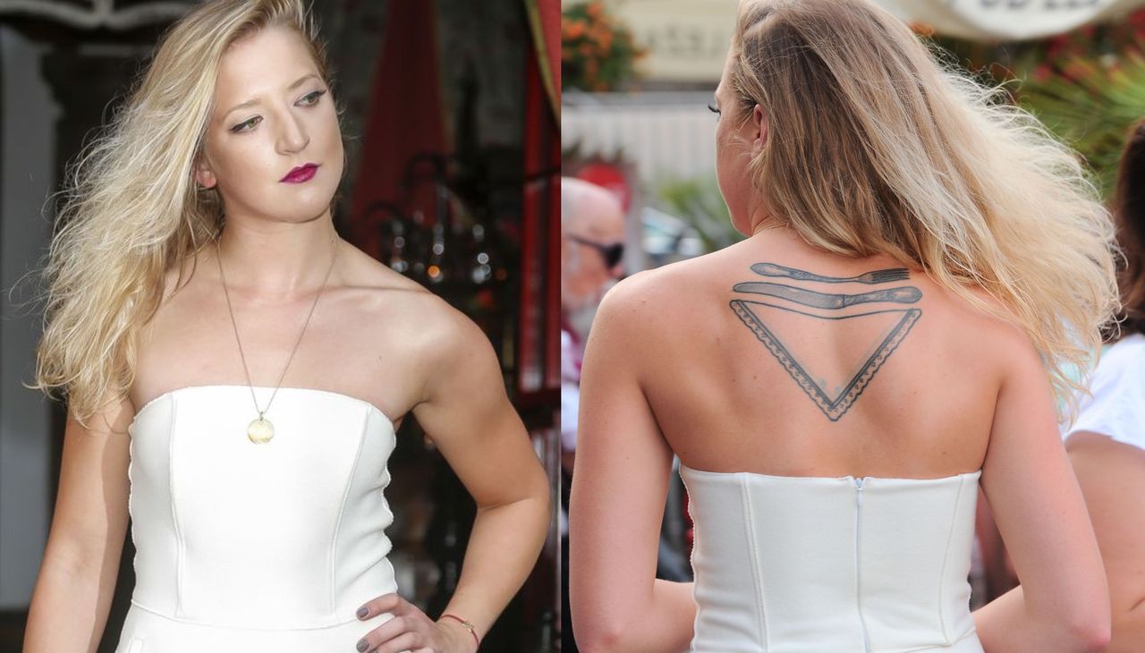 Lara Gessler: pokazała oryginalny tatuaż