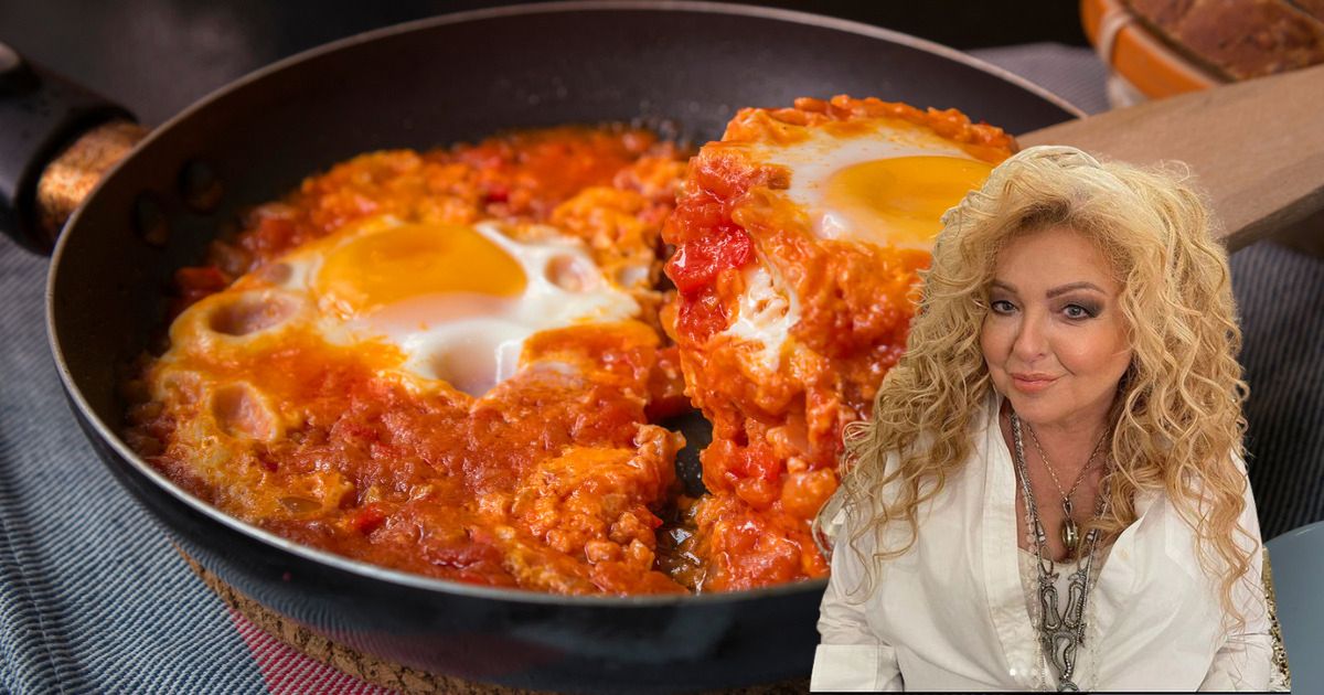 Shakshuka według Magdy Gessler - Pyszności; Foto Canva.com i screen ze strony https://www.instagram.com/magdagessler_official/