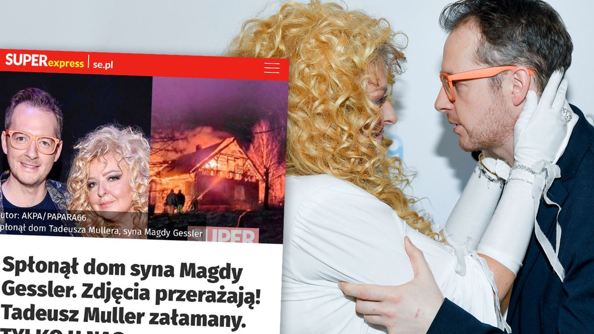 Spłonął dom syna Magdy Gessler. Tadeusz Müller zdruzgotany. Pożar gasiło 11 wozów. Zdjęcia przerażają