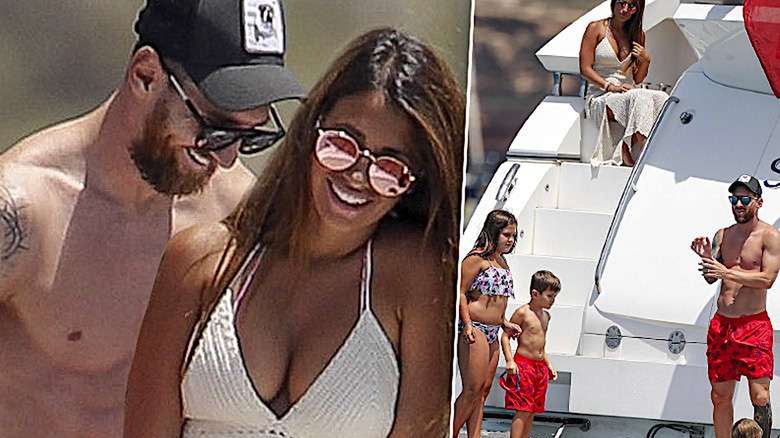 Leo Messi z rodziną na Ibizie