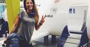 Anna Lewandowska wylatuje na mecz męża do Barcelony [zdjęcie]