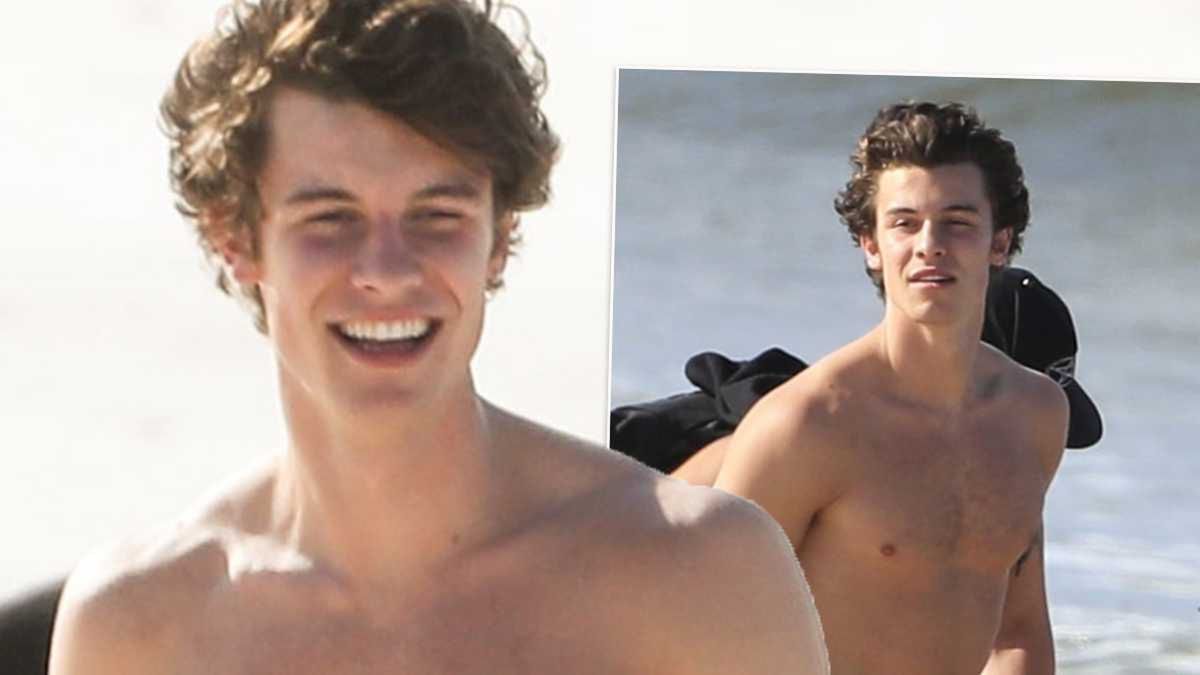 Shawn Mendes na plaży w Australii