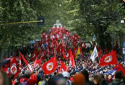 Wielka manifestacja w obronie praw pracowniczych w Rzymie