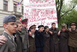 Krakowski protest przeciwko obchodom w Moskwie